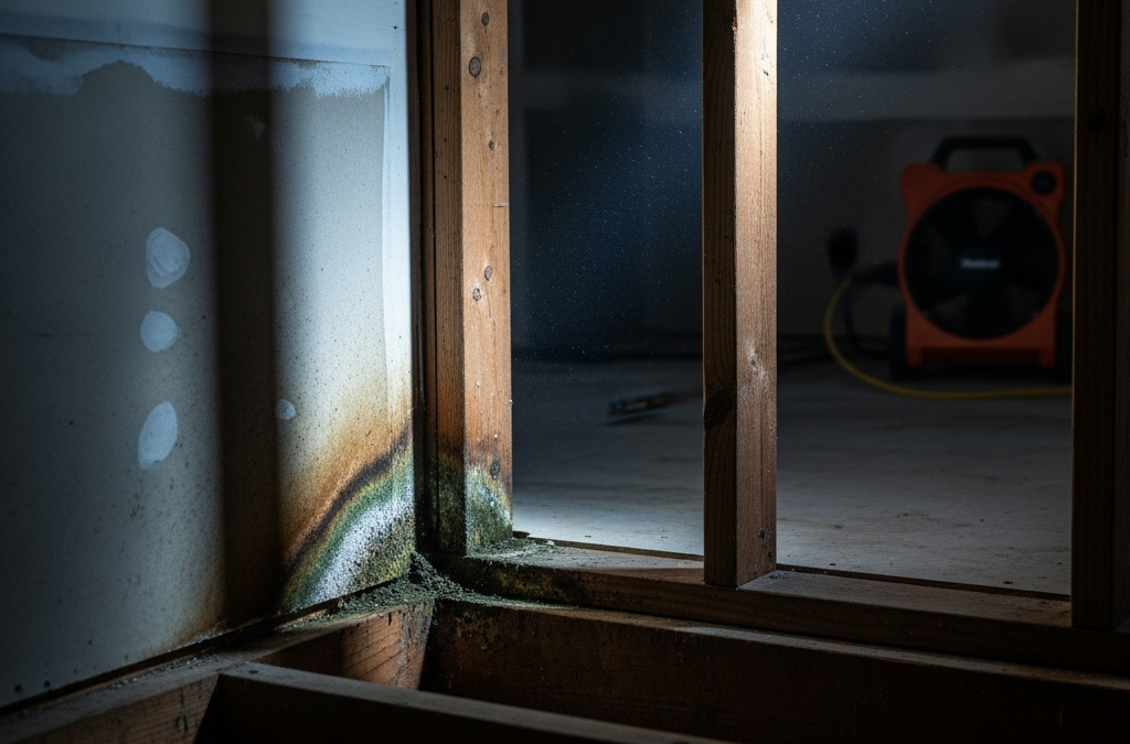 How likely is mold to grow after water restoration?